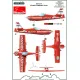 ModelMaker 1/48 D48076 Zlin Z-50 Żelazny Aerobatic Team Aircraft Decal