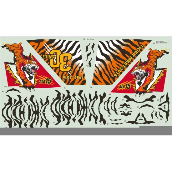 ModelMaker 1/48 D48090A SPAIN F/A-18 ALA 15 NATO Tiger Meet 2016 Kinetic Decal