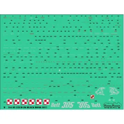 ModelMaker 1/48 D48104 Su-22UM-3k Black Boar 2017 Aircraft Decal