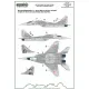 ModelMaker 1/48 D48106 MiG-29 Heroes of Kosciuszko scheme part 2 Aircraft Decal