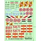 ModelMaker 1/48 D48122 Asian Fitters Part I Aircraft Decal