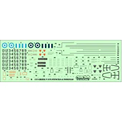 ModelMaker 1/48 D48125 Greek F-16’s stencils and insignias Aircraft Decal