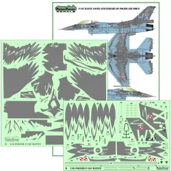 ModelMaker 1/48 D48138 Polish F-16C RAVEN 100th Anniversary Polish AF Decal