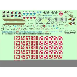 ModelMaker 1/48 D48153 MiG-21 in Polish service exclusive edition part IV Decal