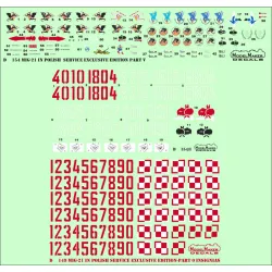 ModelMaker 1/48 D48154 MiG-21 in Polish service exclusive edition part V Decal