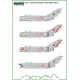 ModelMaker 1/48 D48155 MiG-17 Around the world - Asian Fresco Part I Decal