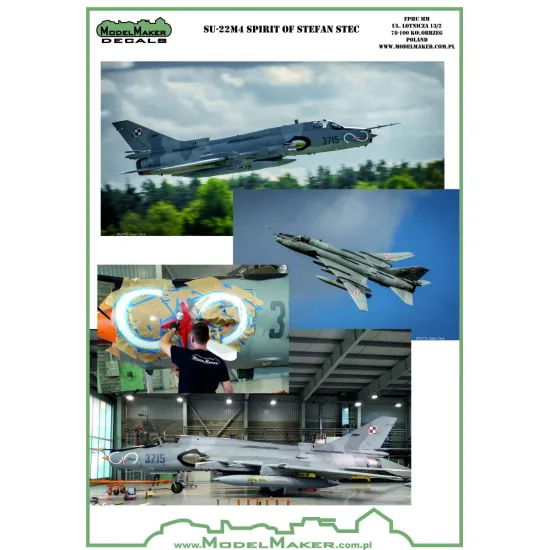 ModelMaker 1/48 D48167 Su-22M4 Spirit of Stefan Stec Aircraft Decal
