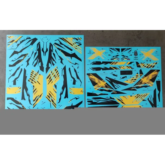 ModelMaker 1/48 D48179 Belgian F-16 THE X TIGER Aircraft Decal