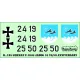 ModelMaker 1/48 D48185 F-104 German JaboG 34 25/50 Aniversary Aircraft Decal