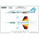 ModelMaker 1/48 D48195 German F-104 WTD 61 98/04 Last Flight Aircraft Decal