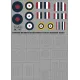 ModelMaker 1/48 IM48703 Hawker Hurricane Roundels and Fin Flashes - EARLY Mask