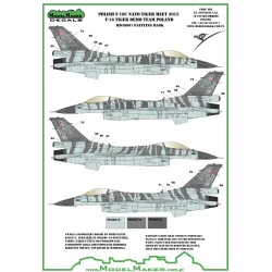 ModelMaker 1/48 MD48061 Polish F-16C NATO Tiger Meet 2015 Tiger Demo Team Mask