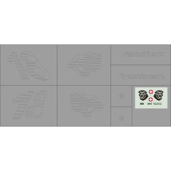 ModelMaker 1/48 MD48207 F/A-18 Switzerland Panthers special scheme - masks set