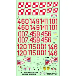 ModelMaker 1/48 MiG-23MF in Polish service Aircraft Decal