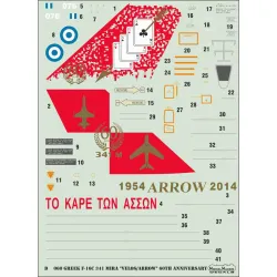 ModelMaker 1/72 D48060 Greek F-16C 341 Mira Velos/Arrow 60th Aircraft Decal