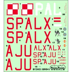 ModelMaker 1/72 D72021A RWD-5 Aircraft Decal