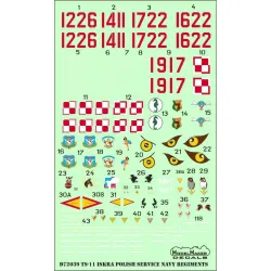 ModelMaker 1/72 D72039 TS-11 Iskra vol.3 NAVY Regiments Aircraft Decal