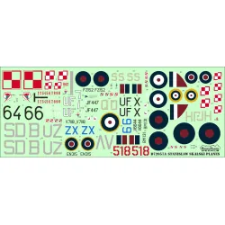 ModelMaker 1/72 D72057A Stanislaw Skalski planes Aircraft Decal