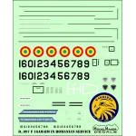 ModelMaker 1/72 D72097 F-16AM/BM in Romanian service Aircraft Decal