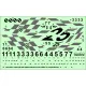 ModelMaker 1/72 D72098 MiG-21 Around the World Croatian AF 25 anniversary Decal