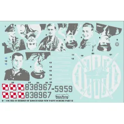 ModelMaker 1/72 D72106 MiG-29 Heroes of Kosciuszko part 2 Aircraft Decal