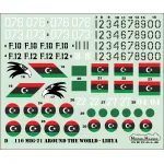 ModelMaker 1/72 D72110 MiG-21 Around The World - Libya Aircraft Decal