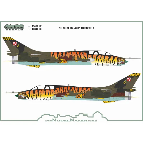 ModelMaker 1/72 D72119 Su-22UM-3K „707