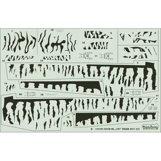 ModelMaker 1/72 D72119 Su-22UM-3K „707