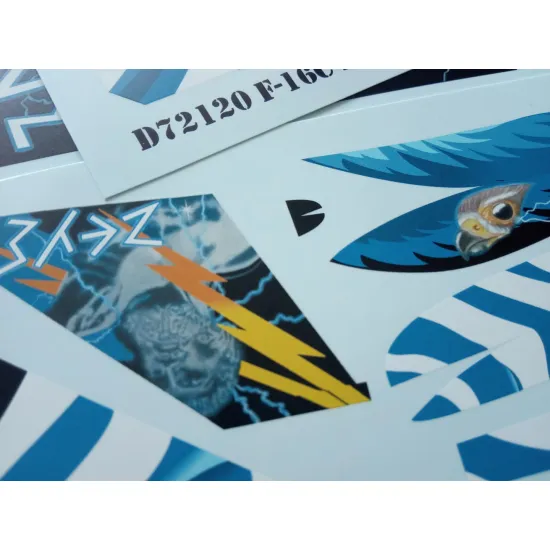 ModelMaker 1/72 D72120 Greek F-16C block 52 ZEUS decal+resin CFT +paraschute