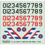 ModelMaker 1/72 D72161 MiG-21 Around the World Aircraft Decal