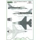 ModelMaker 1/72 D72163 Netherlands F-16 Insignias and stencils Generic set Decal