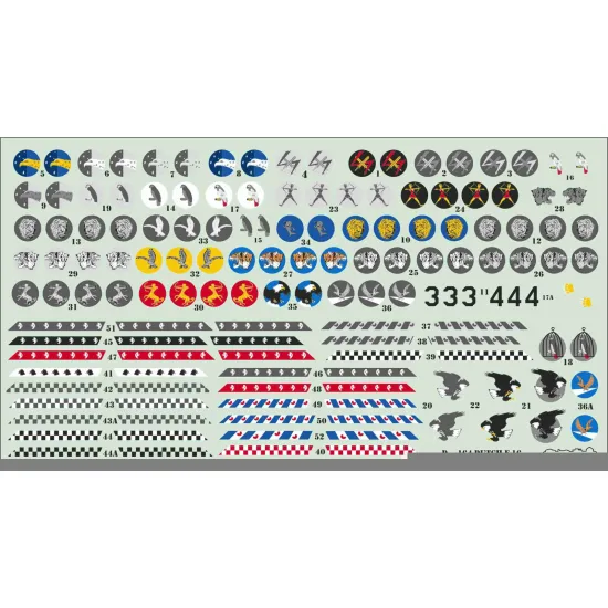 ModelMaker 1/72 D72164 Dutch F-16 Squadrons - generic set Aircraft Decal