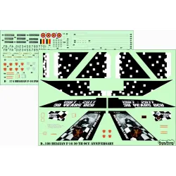 ModelMaker 1/72 D72186 Belgian F-16 30th OCU anniversary Aircraft Decal