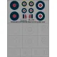 ModelMaker 1/72 IM72702 Supermarine Spitfire roundels and fin flashes LATE Mask