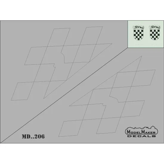 ModelMaker 1/72 MD72206 Croatian Rafale - Generic set + masks set Aircraft Mask