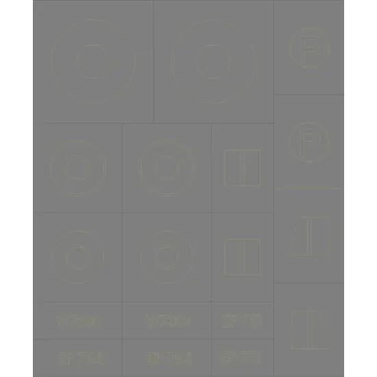 ModelMaker 45681 MD24068 Spitfire Floatplane Masks fot 1/24 Trumpeter model Mask