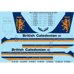 26Decals 100-11 1/100 British Caledonian Final Boeing 707-320C laser decal