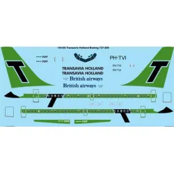 26Decals 144-06 1/144 Transavia Holland Boeing 737-200 laser decal