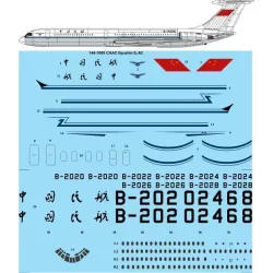 26Decals 144-1005 1/144 CAAC Ilyushin IL-62 laser decal