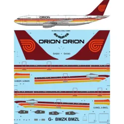 26Decals 144-1049 1/144 Orion Airbus A300B4 laser decal