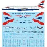 26Decals 144-1058 1/144 British Airways Boeing 757-236 laser decal with screen printed details - for Zvezda kit