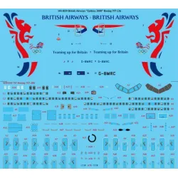 26Decals 144-1059 1/144 British Airways Sydney 2000 757-200 laser decal with screen print details - for Zvezda
