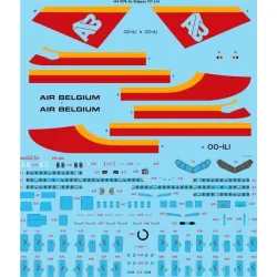 26Decals 144-1078 1/144 Air Belgium 757-200 laser decal with screen print details - for Zvezda kit