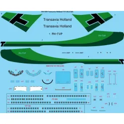 26Decals 144-1140 1/144 Transavia 737-200 laser decal with screen print details