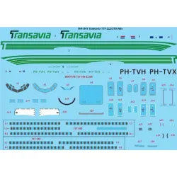 26Decals 144-1141 1/144 Transavia 737-200 laser decal with screen print details