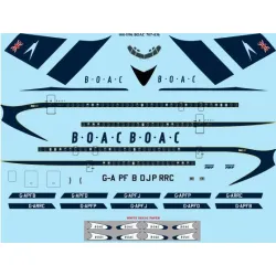 26Decals 144-1196 1/144 BOAC Delivery 707-436 laser decal