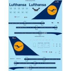 26Decals 144-1204 1/144 Lufthansa 747-130 Laser decal