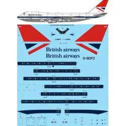 26Decals 144-1236 1/144 British Airways 747-148 laser decal