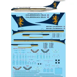 26Decals 144-1245 1/144 British Caledonian Vickers VC10 laser decal with screen print details - for Airfix kit