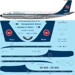 26Decals 144-1251 1/144 Bangladesh Biman Boeing 707-351C laser decal